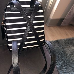 Black and White Mini Backpack NEW NEVER USED